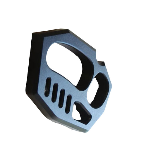Black Aluminum Alloy Fist Knuckles – Lightweight EDC Tool