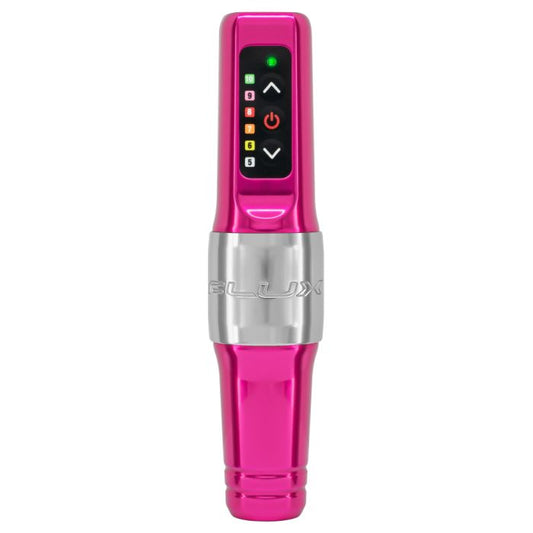 Microbeau Flux Mini Permanent Makeup Machine with 2 Batteries — Pick Color and Stroke Length