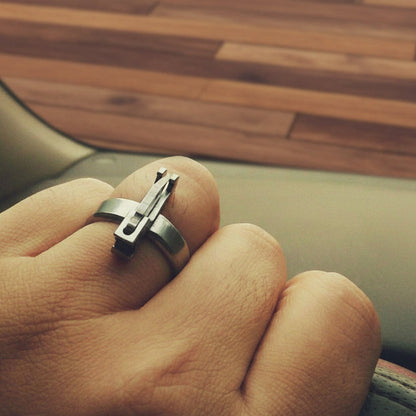 Women EDC Ring Bottle Opener | Stainless Steel Safety Tool