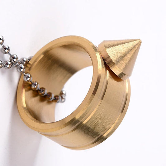 304 Stainless Steel EDC Ring Tool for Women with Ball Chain