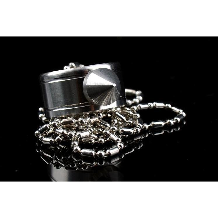 Full Stainless Steel Spike Ring Self Defense With Ball Chain