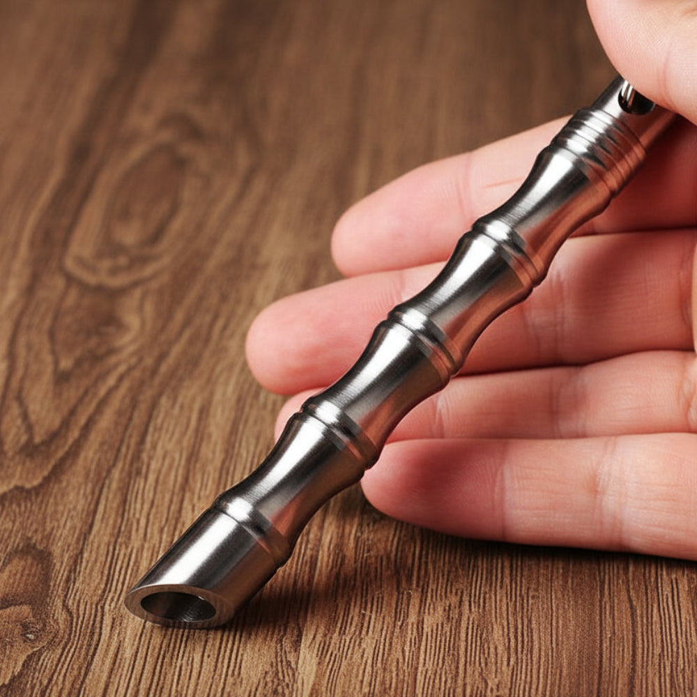 304 Stainless Steel Bamboo EDC Tool | Outdoor Emergency Carry