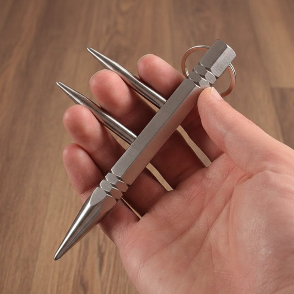 Long Pointed EDC Emergency Keychain Tool