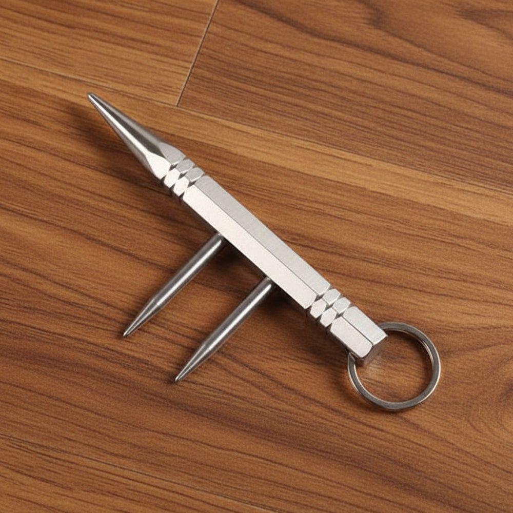 Long Pointed EDC Emergency Keychain Tool
