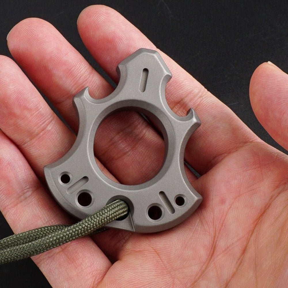 Titanium Wasteland Multi-Tool | Emergency Glass Breaker & Bottle Opener