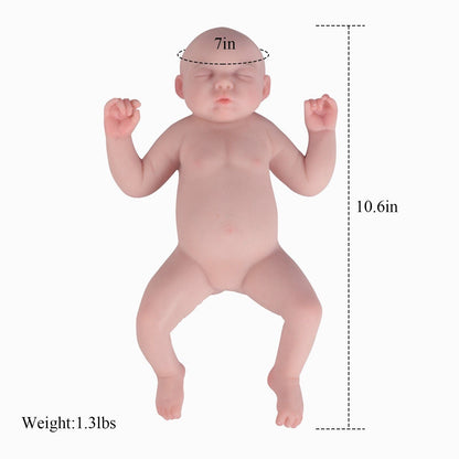 10.6-Inch Nasha Sleeping Silicone Reborn Baby Doll