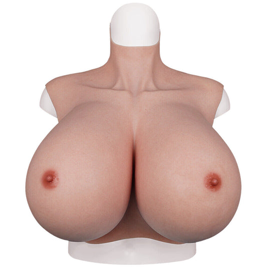 Extra-Large Silicone Breastplate — S & Z Cup, Lightweight Fill