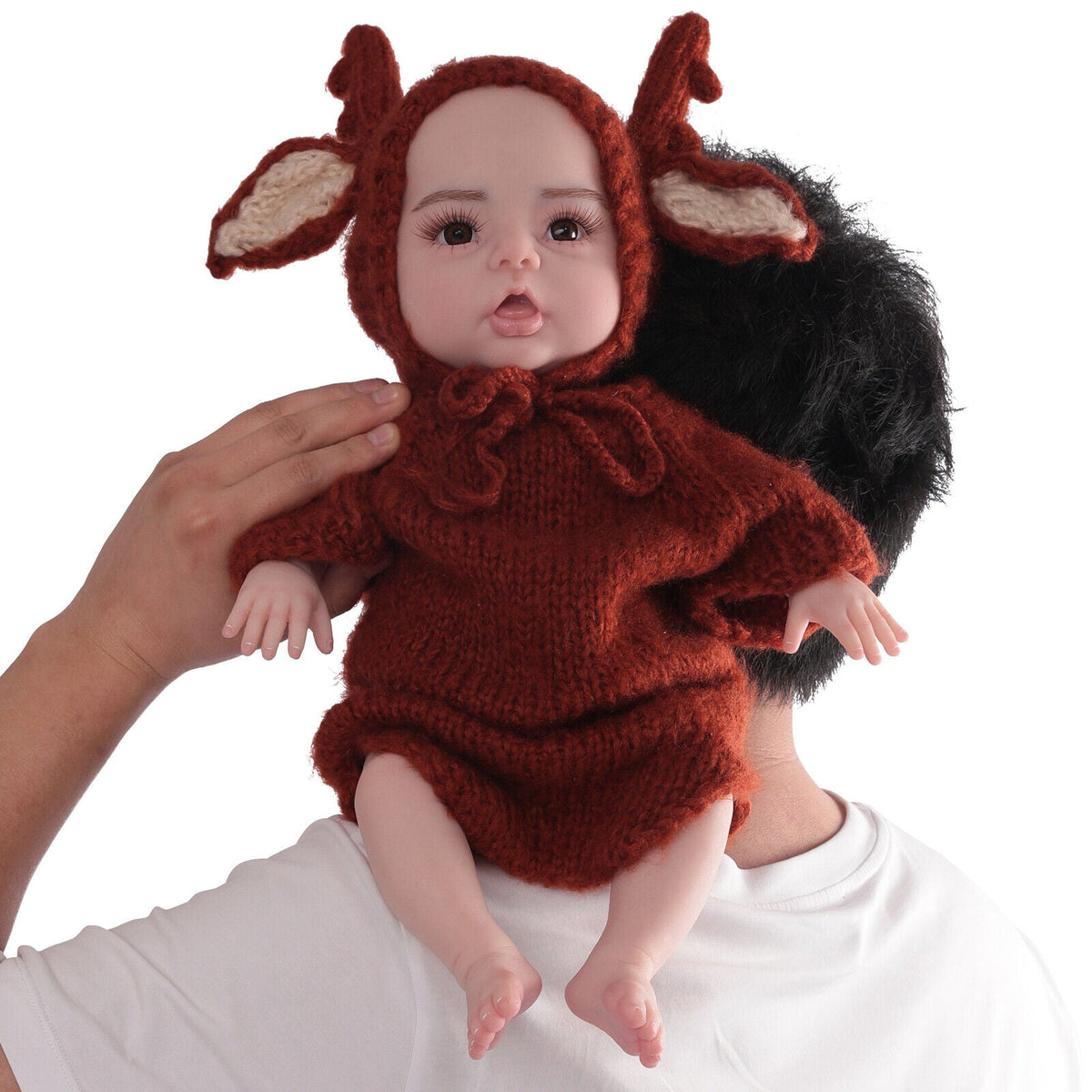 17.6-Inch Jack Full-Body Silicone Reborn Boy Doll