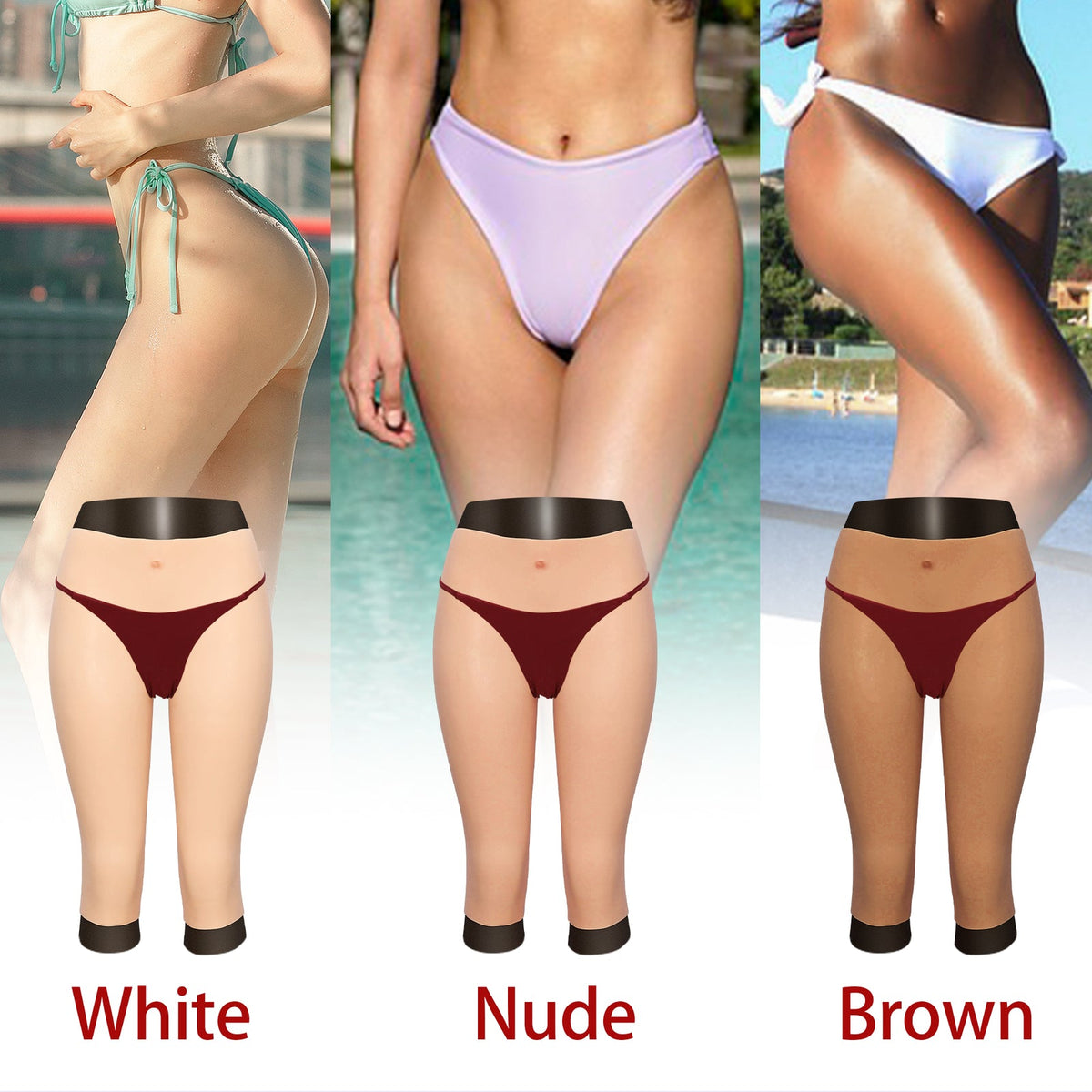 Realistic Anatomical Silicone Shaping Panty