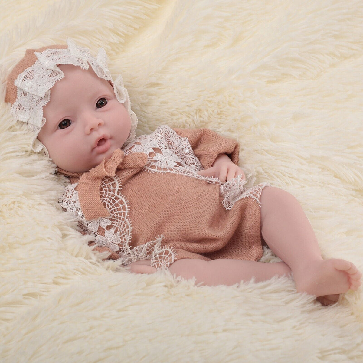 18-Inch Angel Full-Body Silicone Reborn Girl Doll