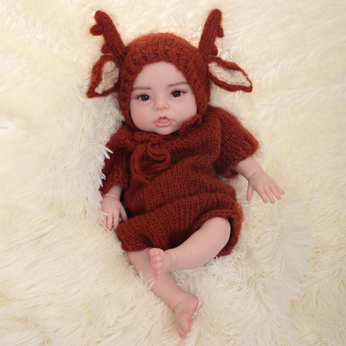 17.6-Inch Jack Full-Body Silicone Reborn Boy Doll
