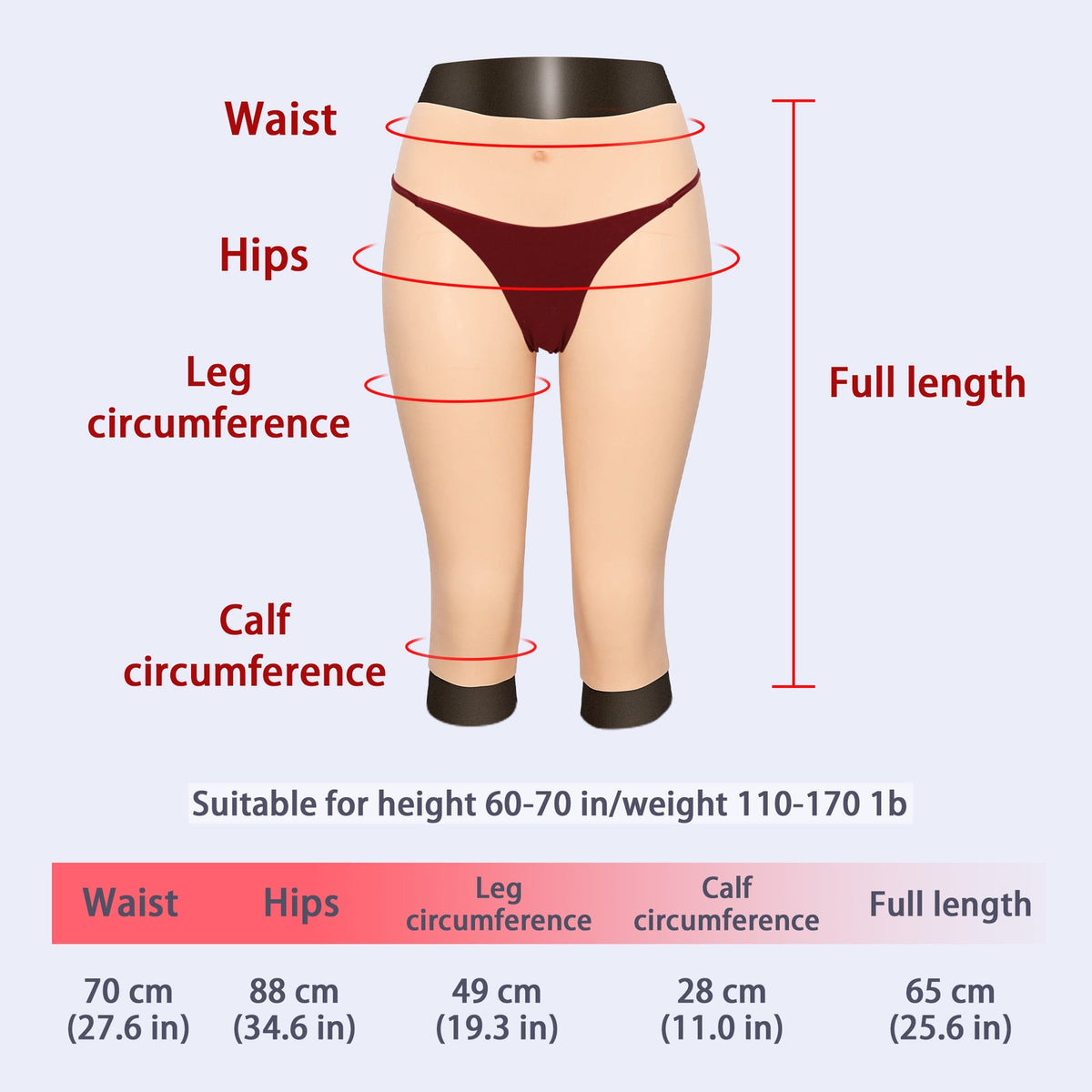 Realistic Anatomical Silicone Shaping Panty