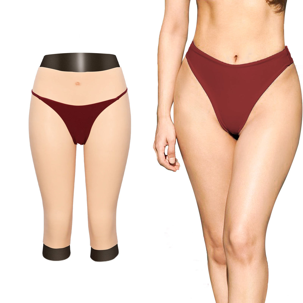 Realistic Anatomical Silicone Shaping Panty