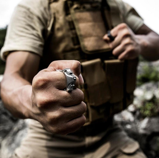 Stainless Steel Self Defense Ring