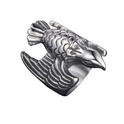 Eagle Head Self Defense Ring – 316L Stainless Steel Safety Jewelry