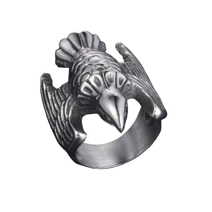Eagle Head Self Defense Ring – 316L Stainless Steel Safety Jewelry
