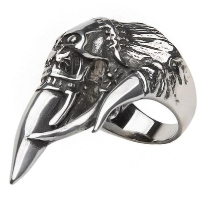Skull & Claw Stainless Steel Self Defense Rin