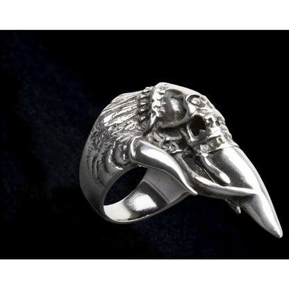 Skull & Claw Stainless Steel Self Defense Rin