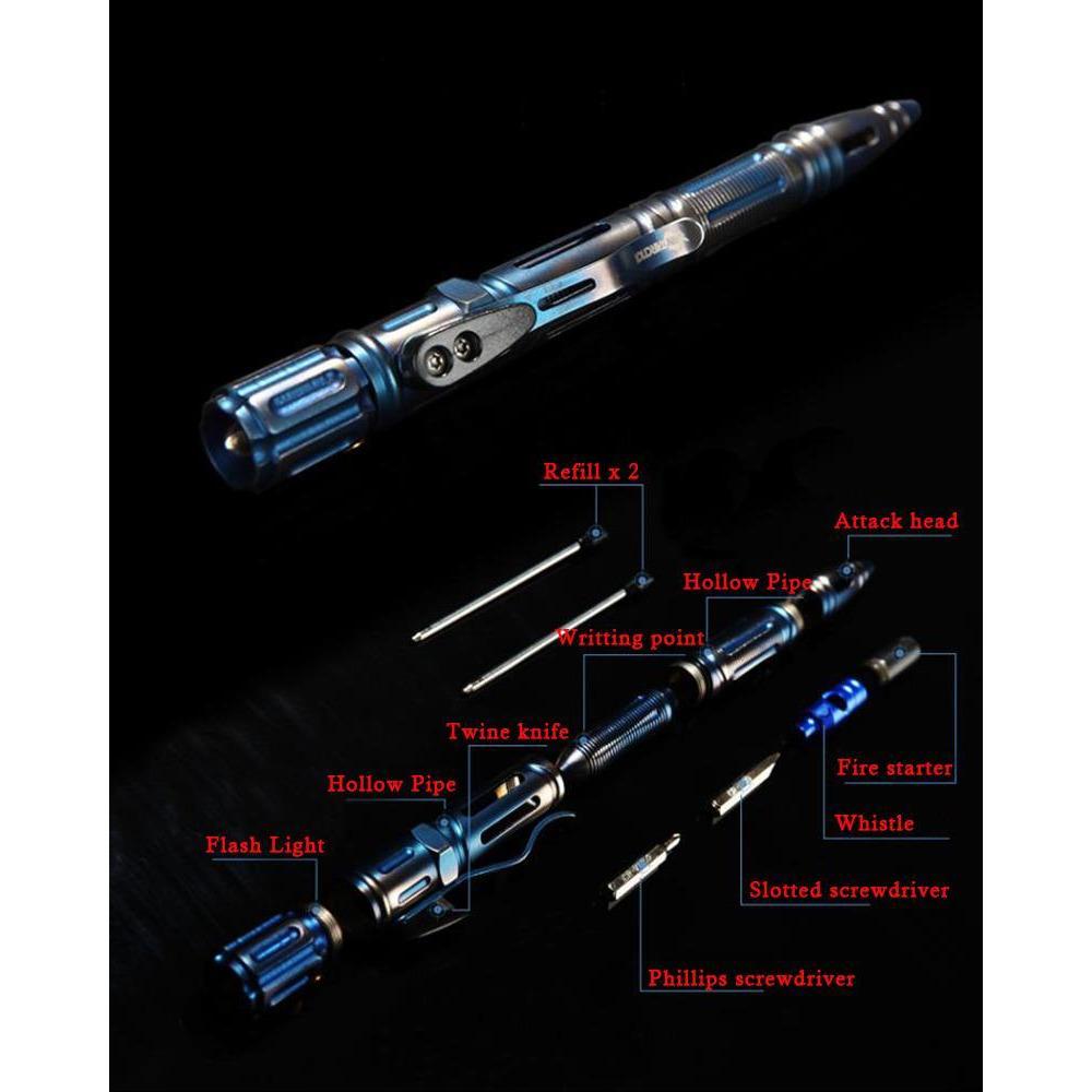 T-05 Titanium Coated Tactical Pen Flashlight