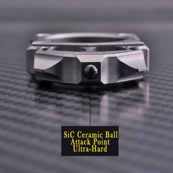 Titanium Alloy Brass Knuckles Self Defense