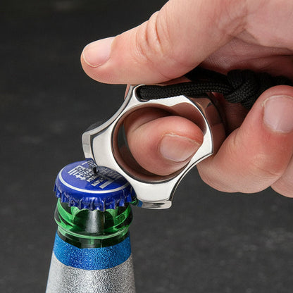 TC21 Titanium Lightweight EDC Ring Tool for Women | Bottle Opener