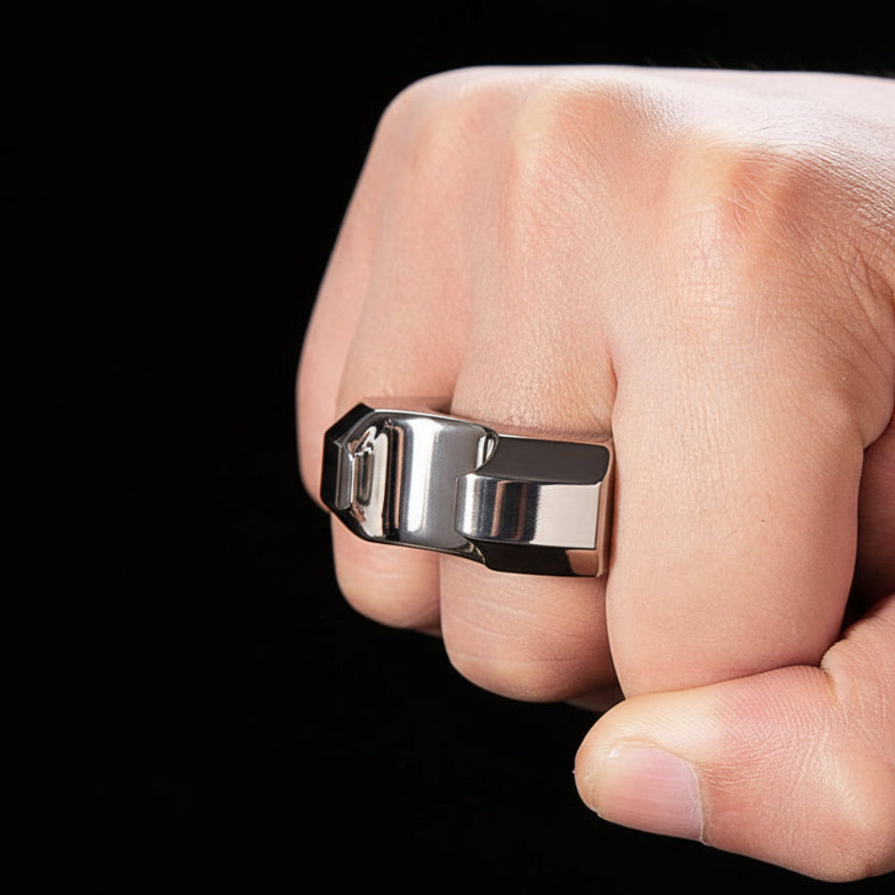 TC21 Titanium Lightweight EDC Ring Tool for Women | Bottle Opener