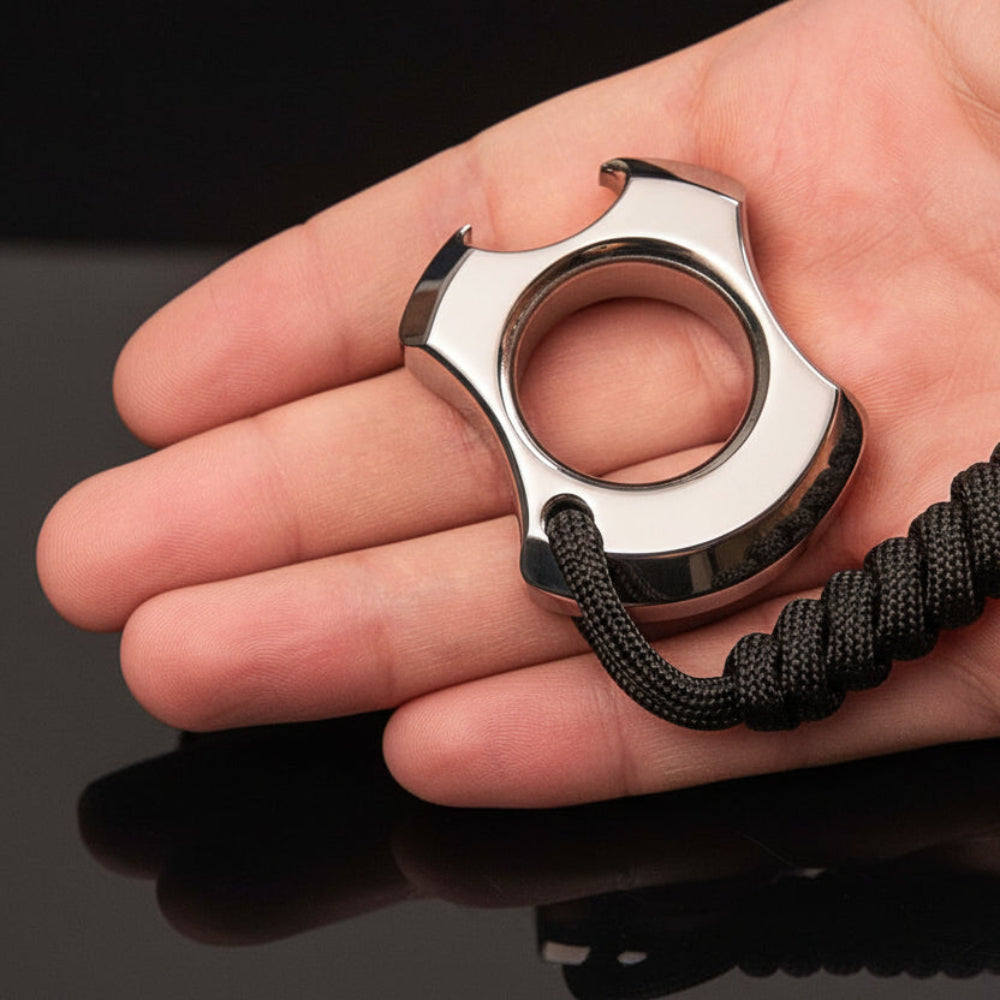 TC21 Titanium Lightweight EDC Ring Tool for Women | Bottle Opener