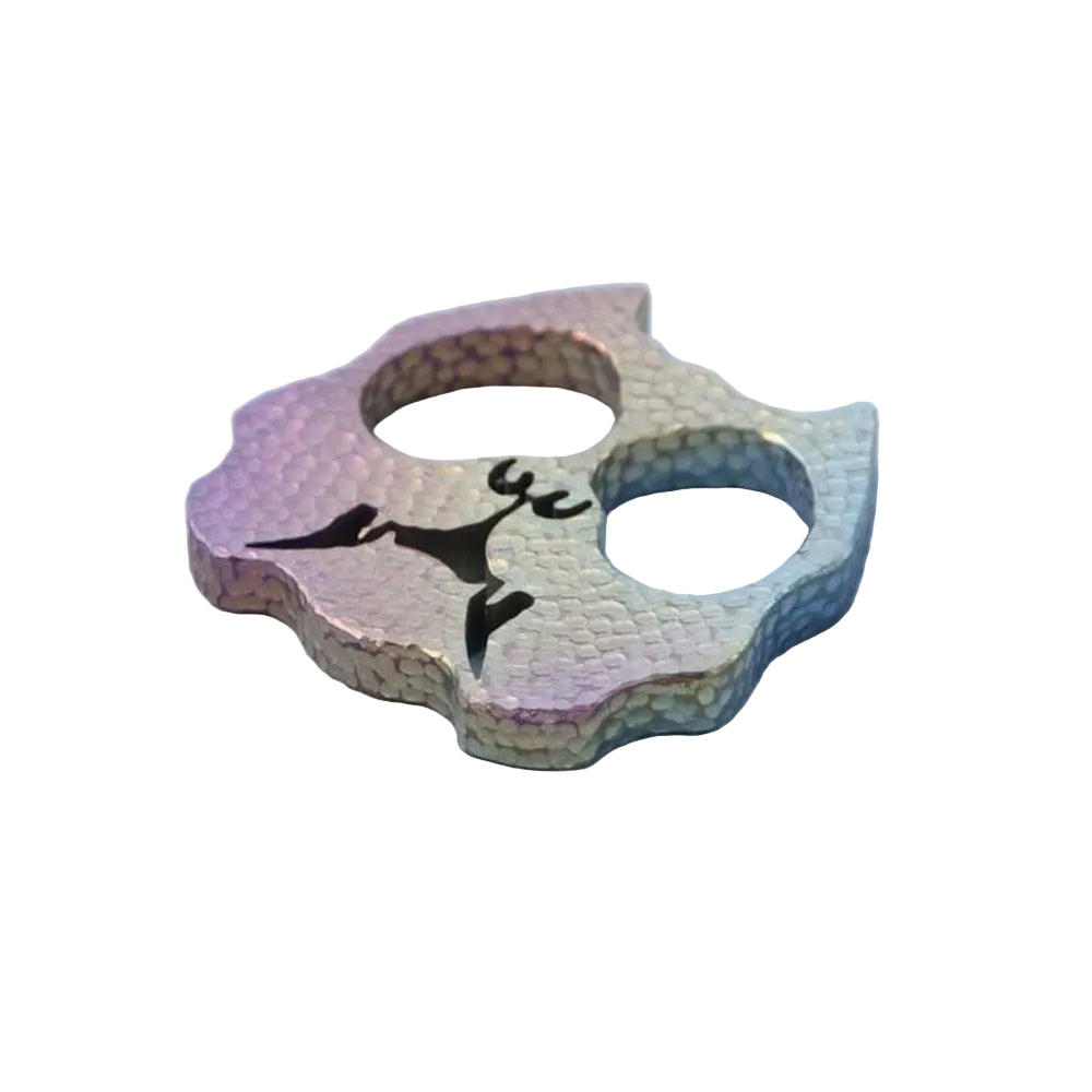 Titanium Dog Head EDC Knuckle Tool – Lightweight Creative Design