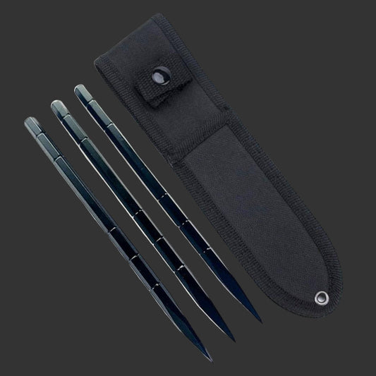 Stainless Steel Throwing Spike Knife Set - 3 Pieces