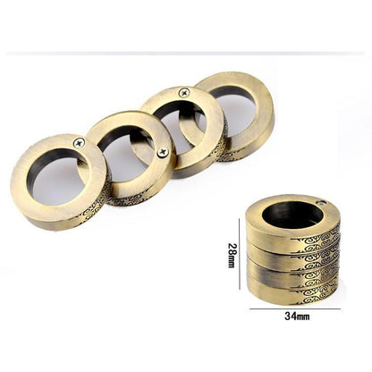 Zinc Alloy Folding Brass Knuckles Self Defense Tools For Women